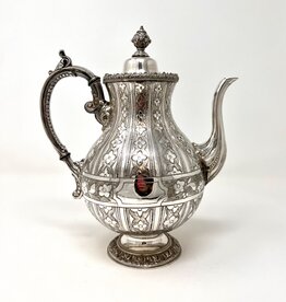 Antique Silver Plated Tea Pot, No 1