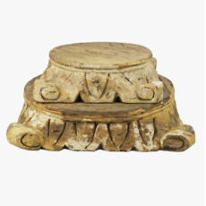 Carved Pillar Base, Small