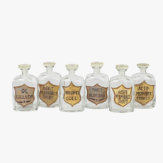 Painted Apothecary Bottles