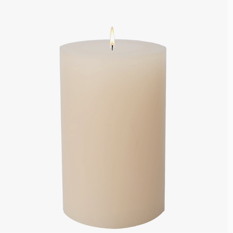 Ivory Pillar Candle, 3x4