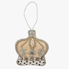 Crown Zardozi Ornament