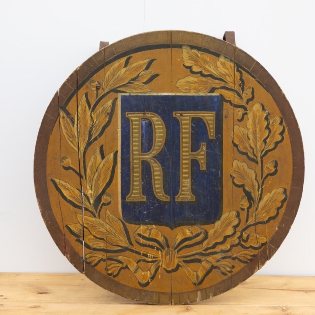 Antique République Francais (RF) Sign, Bank of France