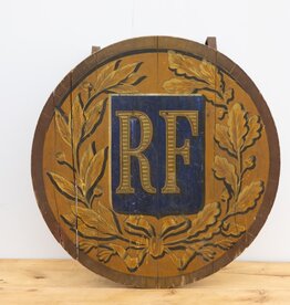 Antique République Francais (RF) Sign