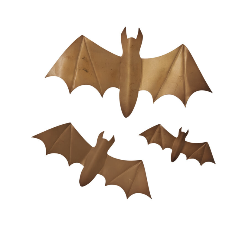 Winged Bat Wall Decor, Set of 3