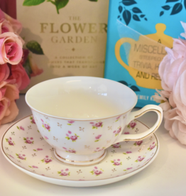 Mini Roses Teacup and Saucer