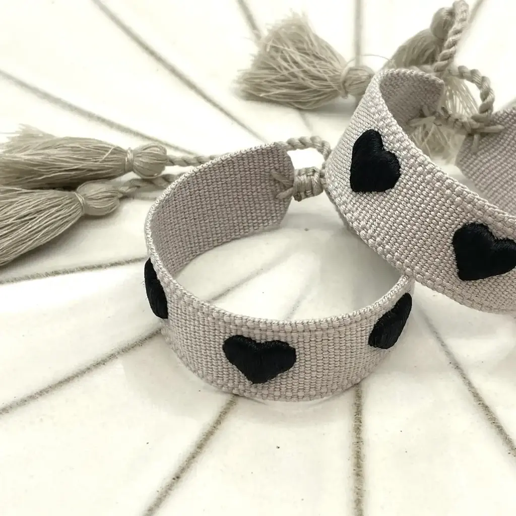 3 Hearts Woven Bracelet