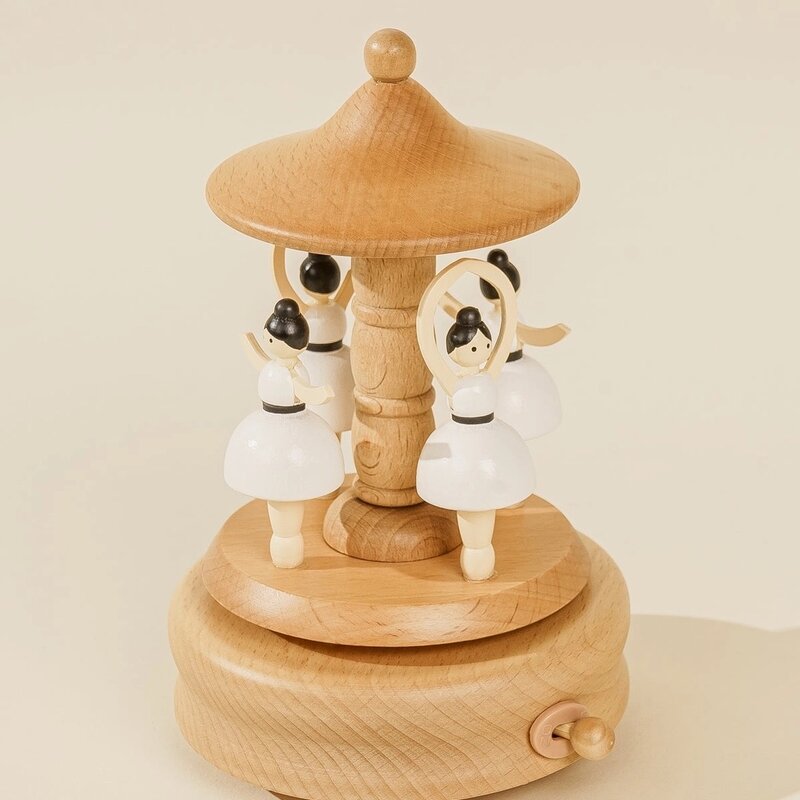 Wooden Music Box, Ballerinas