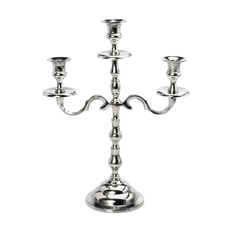 Fluted Nickelplate Candelabra