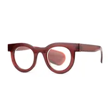 KAI Readers, 2.50, Transparent Cherry Red, Blue Light