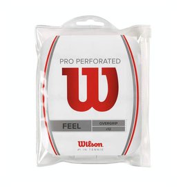Wilson Wilson Pro Perforated Overgrip White 12pck
