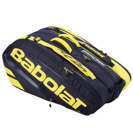 Babolat Babolat Pure Aero RHx12 Tennis Bag Black and Yellow