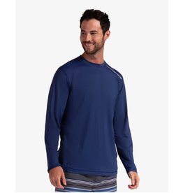 Bloq UV BloqUv Men's Jet Tee Long Sleeve Shirt  Navy