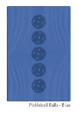 Racquet Inc Pickleball Balls Towel (Blue)