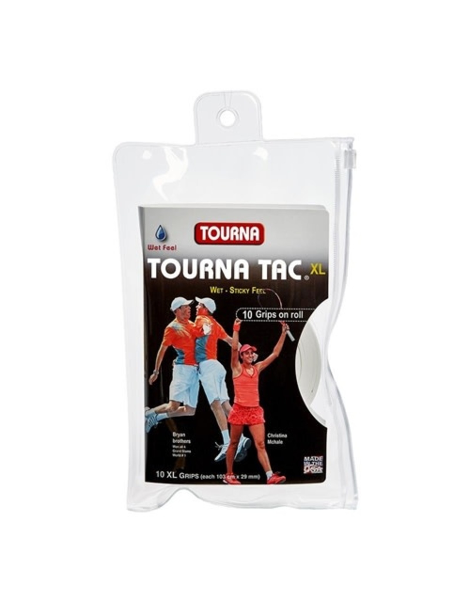 Tourna Tourna Tac 10pck XL White