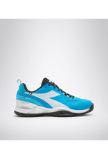 Diadora Diadora Blushield Torneo (Blue Jewel/White/Black) Men's Tennis Shoes