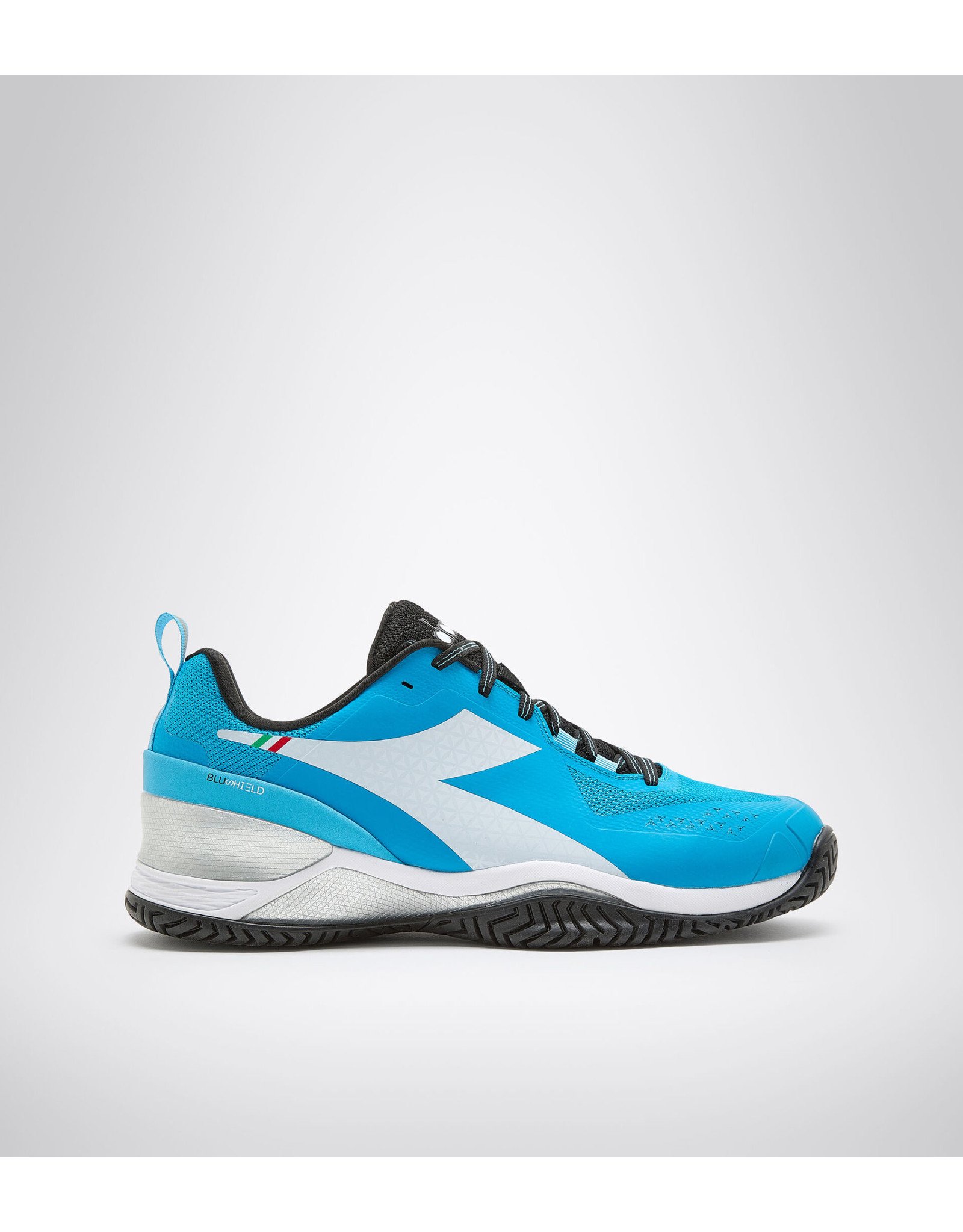 Diadora Diadora Blushield Torneo (Blue Jewel/White/Black) Men's Tennis Shoes