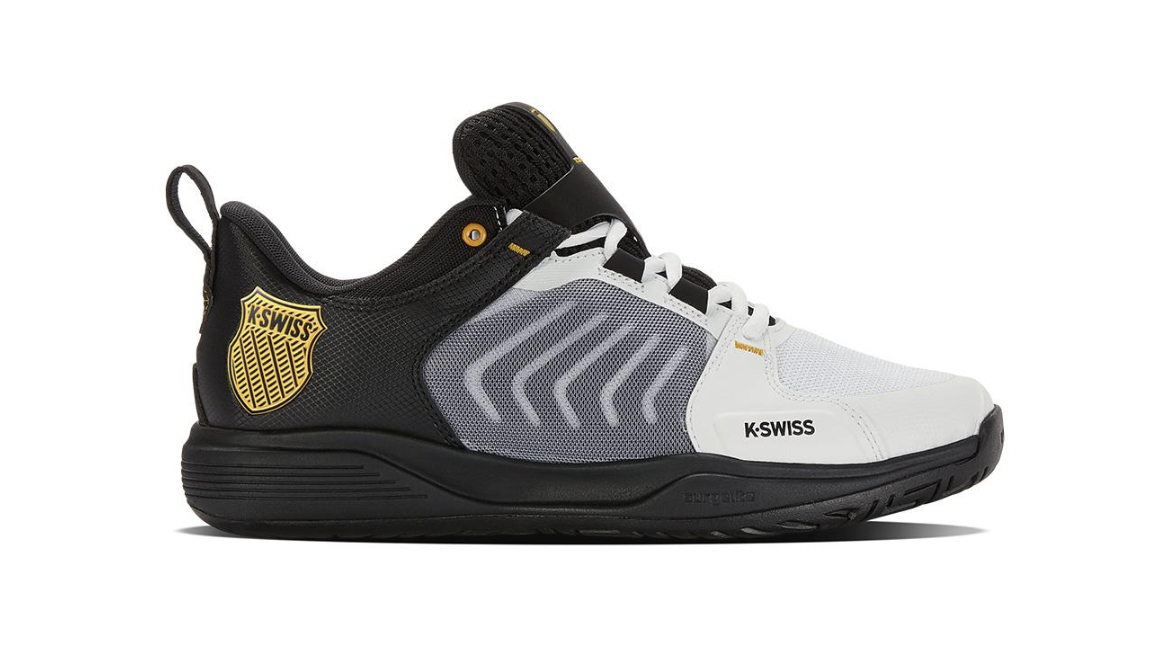 K Swiss Men s Ultrashot Team Wht Moonless Amber Tennis Shoes