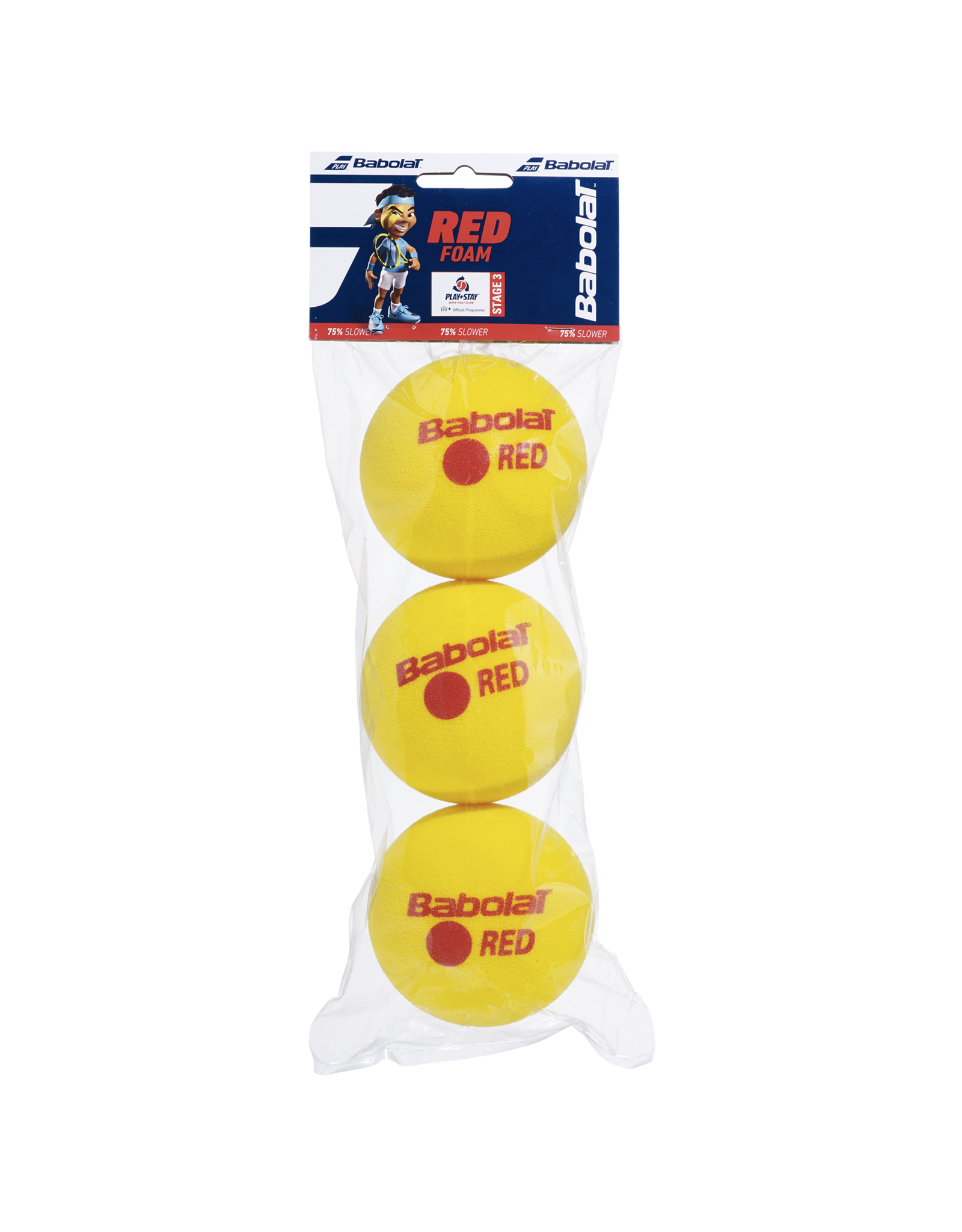 Babolat Babolat Kids Red Foam Tennis Ball (3 Ball Pack)