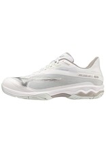 Mizuno Mizuno Women's Wave Exceed Light 2AC (White/Metallic Grey) Tennis Shoes