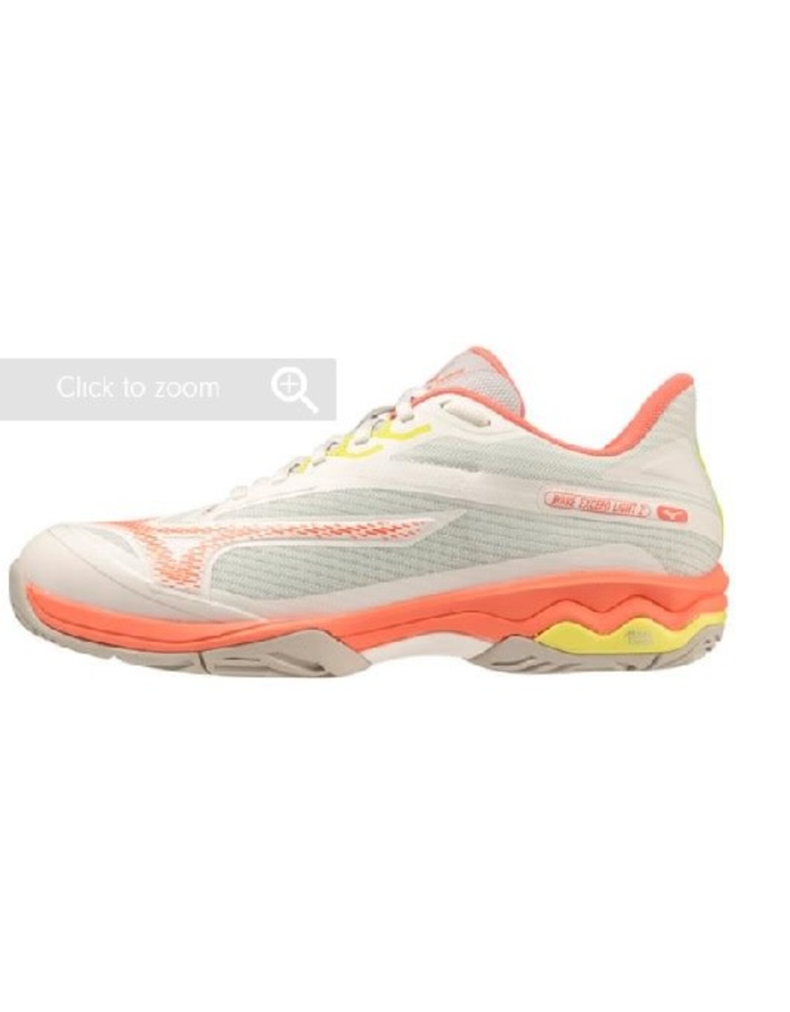 Mizuno Mizuno Women's Wave Exceed Light 2AC (Snow White-Fusion Coral) Tennis Shoe