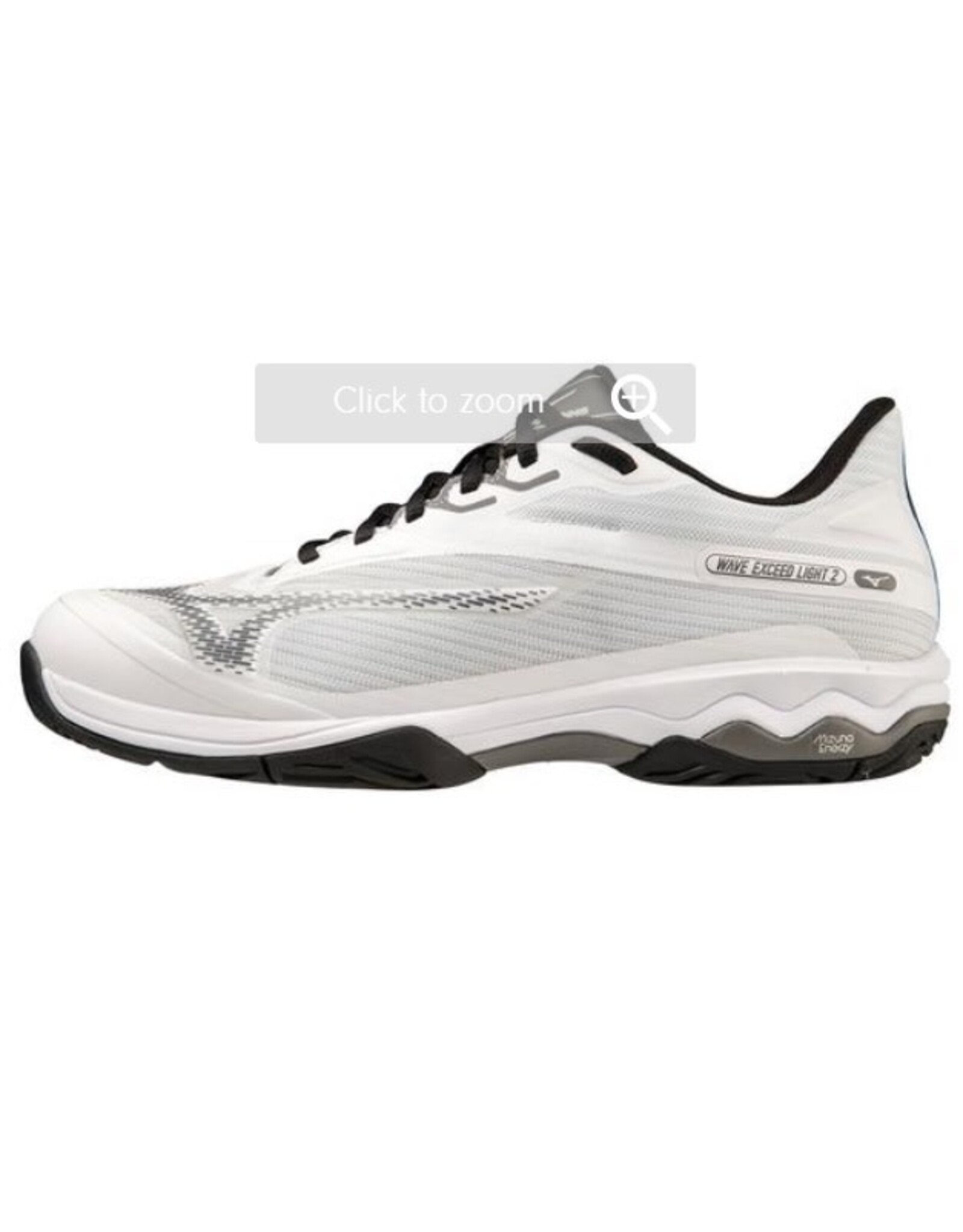 Mizuno Mizuno Men's Wave Exceed Light 2AC (White-Metallic Grey) Tennis Shoe