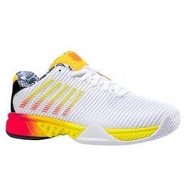 K-Swiss K-Swiss Women's Hypercourt Express 2XLIL (Wht/Blk/Neon-Yllw) Tennis Shoe