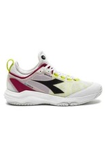 Diadora Diadora Women's Speed Blushield Fly 4 + AG (/White/Black/Vivacious) Tennis Shoe