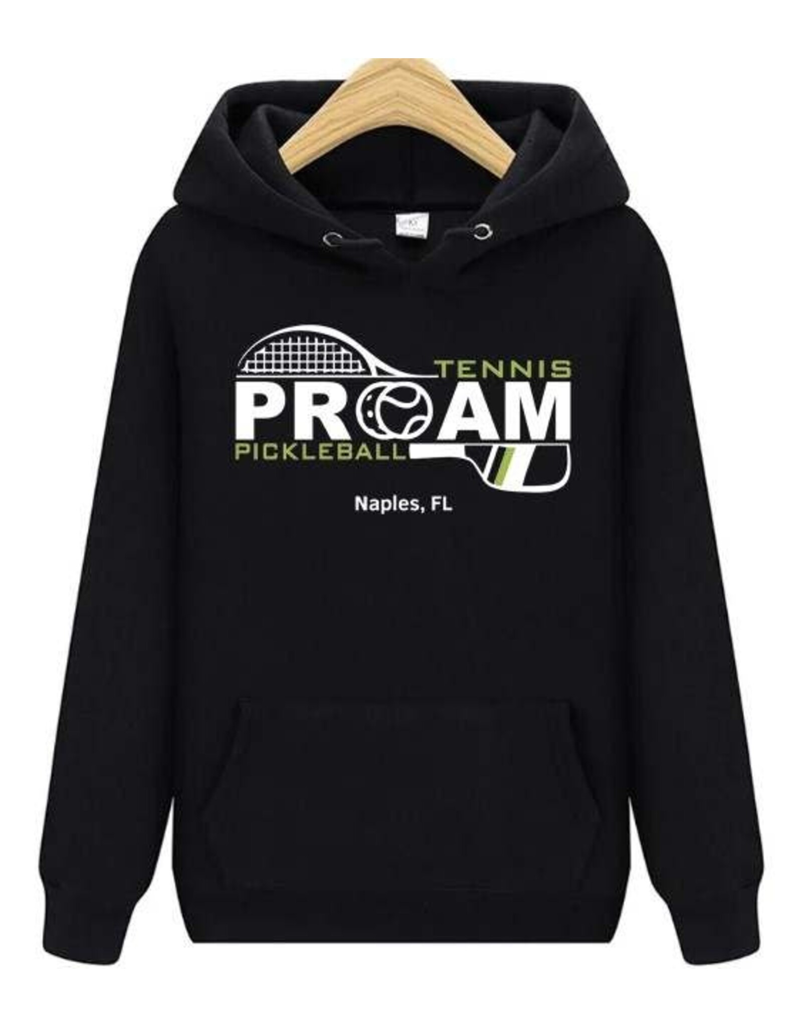 ProAm Tennis ProAm Tennis Unisex Hoodie (Black)