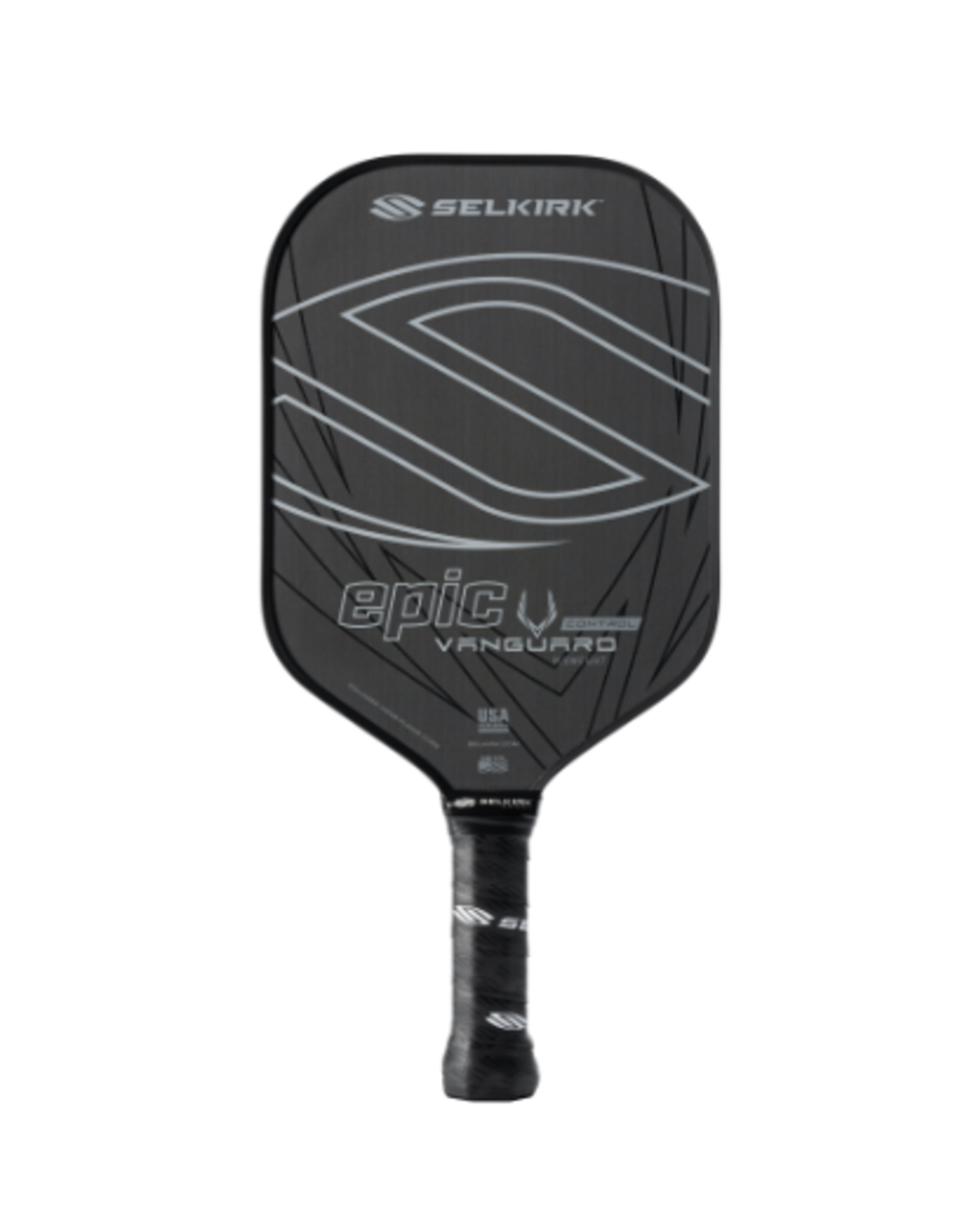 Selkirk Selkirk Vanguard Control Epic Midweight Raw Carbon Pickleball Paddle