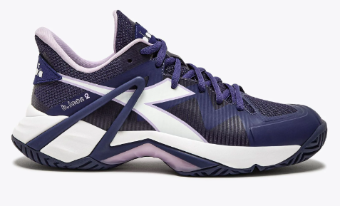 Diadora Women's B. Icon 2 AG (ASTRAL AURA/WHT) Tennis Shoe