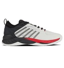 K-Swiss K-Swiss Men's Hypercourt Supreme (Wht/Strl/Red) Tennis Shoe