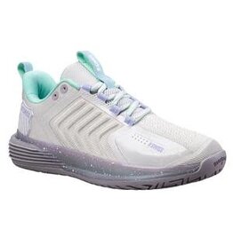 K-Swiss K-Swiss Women's Ultrashot 3 (Cloud/Gry/Purp) Tennis Shoe
