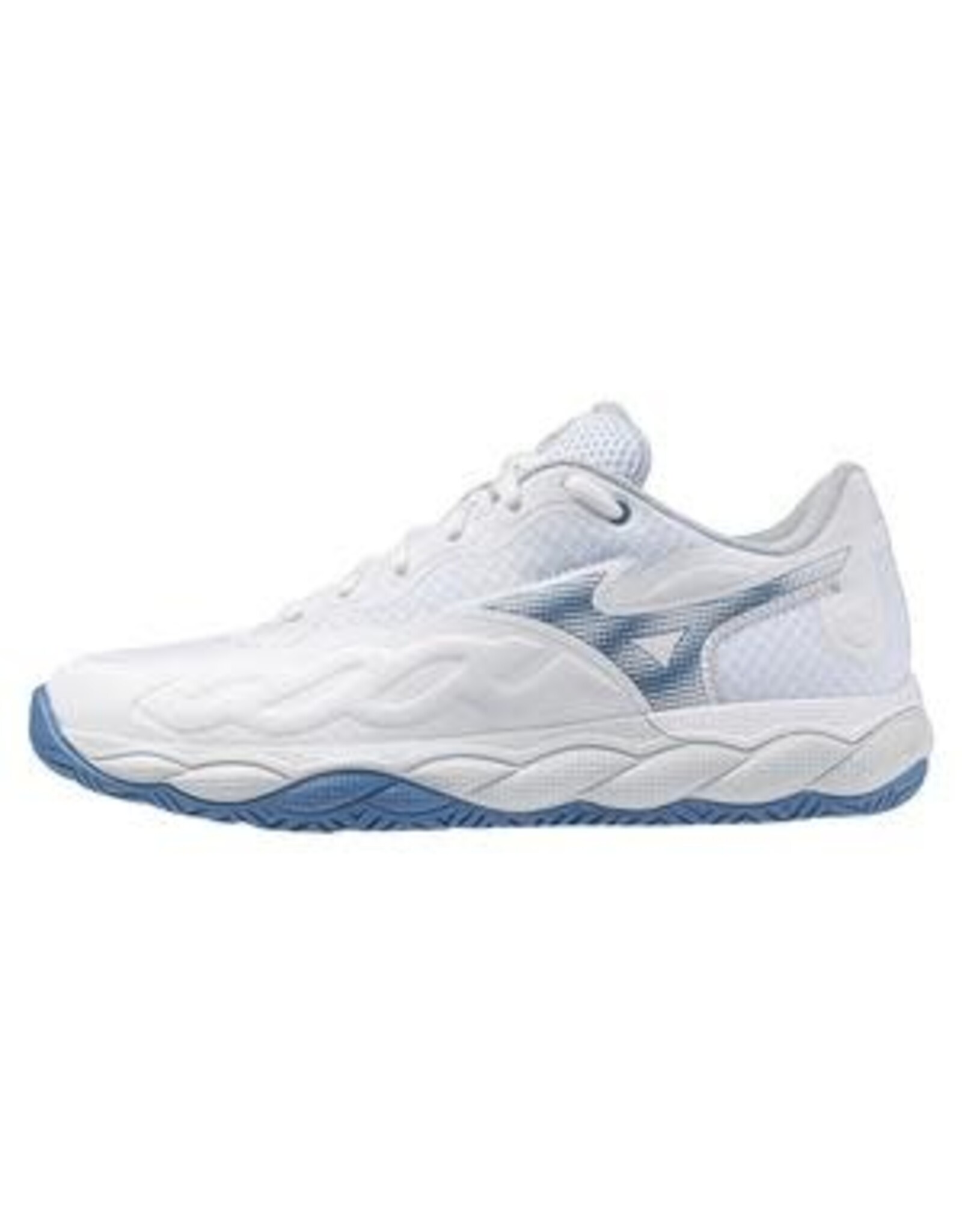 Mizuno Mizuno Women's Wave Enforce Court AC (Wht/Parisian B) Tennis Shoe