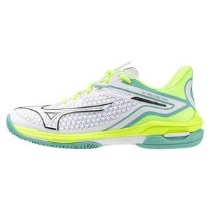 Mizuno Women's Wave Exceed Tour 6 AC (Wht/Blk) Tennis Shoe - ProAm