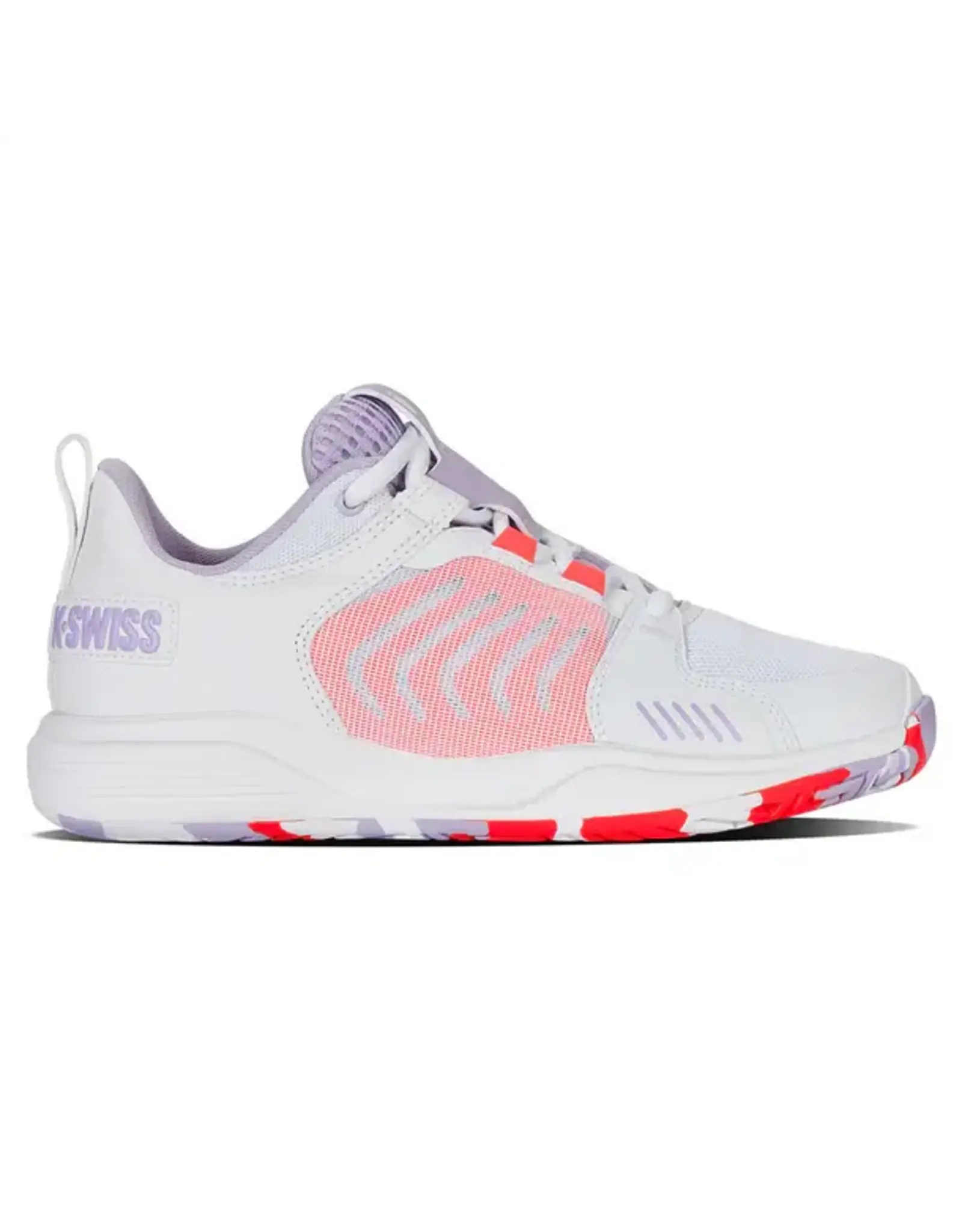 K-Swiss K-Swiss Women's Ultrashot Team (Wht/Orchptl/Neonblz) Tennis Shoe