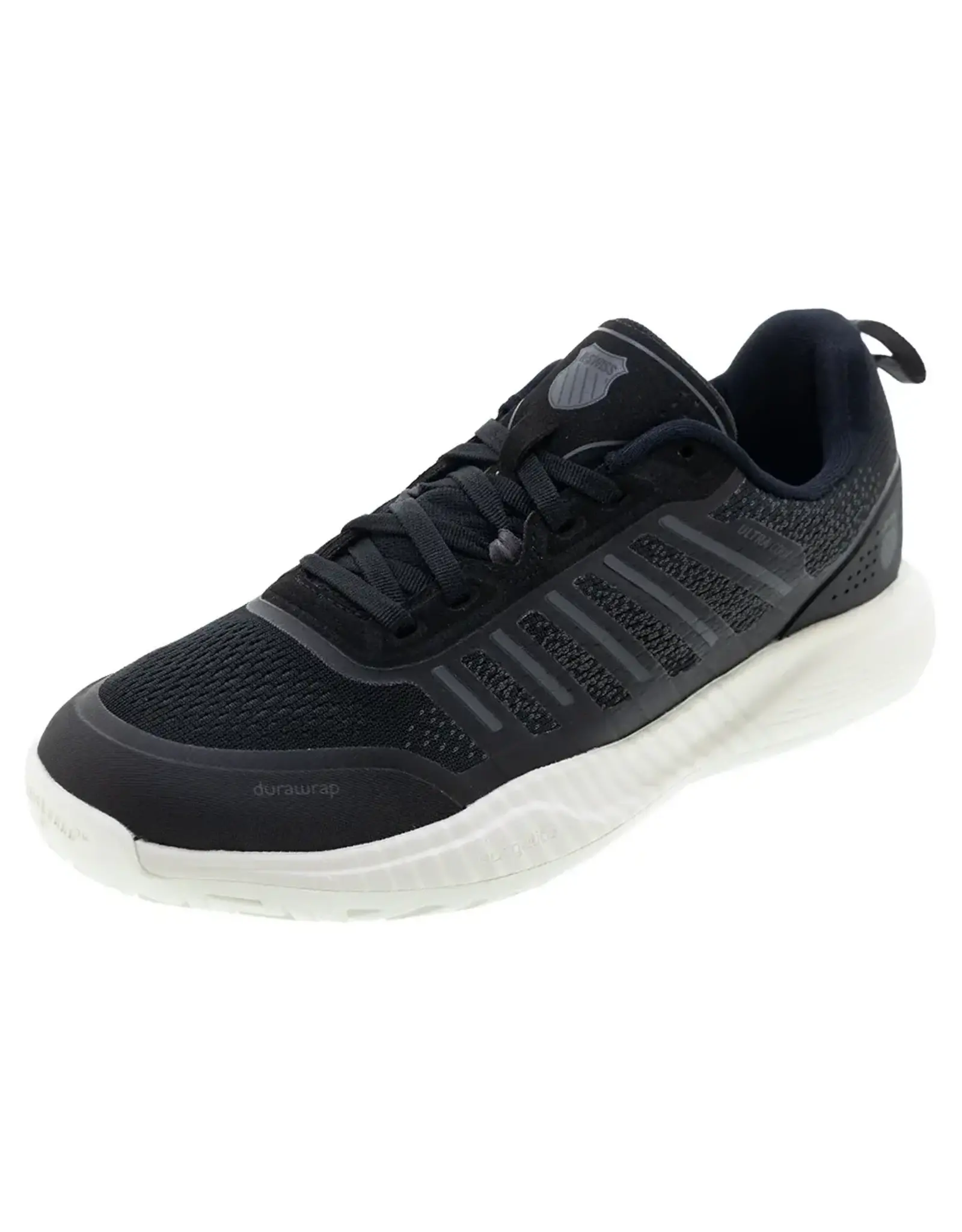 K-Swiss K-Swiss Women's Ultra Court (Blk/Snw Wht/Asphalt) Pickleball Shoe