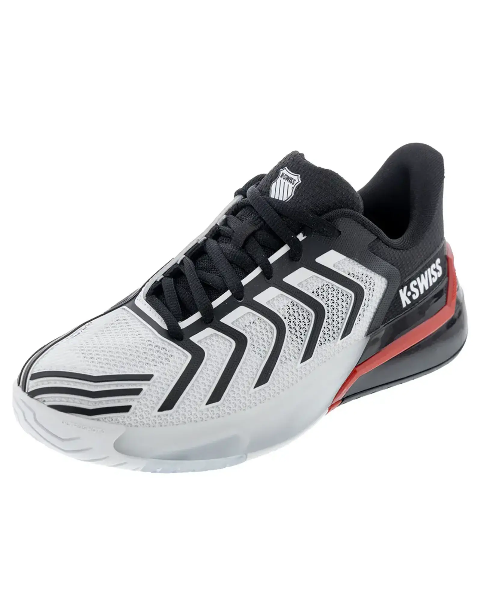 K-Swiss K-Swiss Men's Ultra Shot 4 (Wht/Blk/ Mars Red) Tennis Shoe