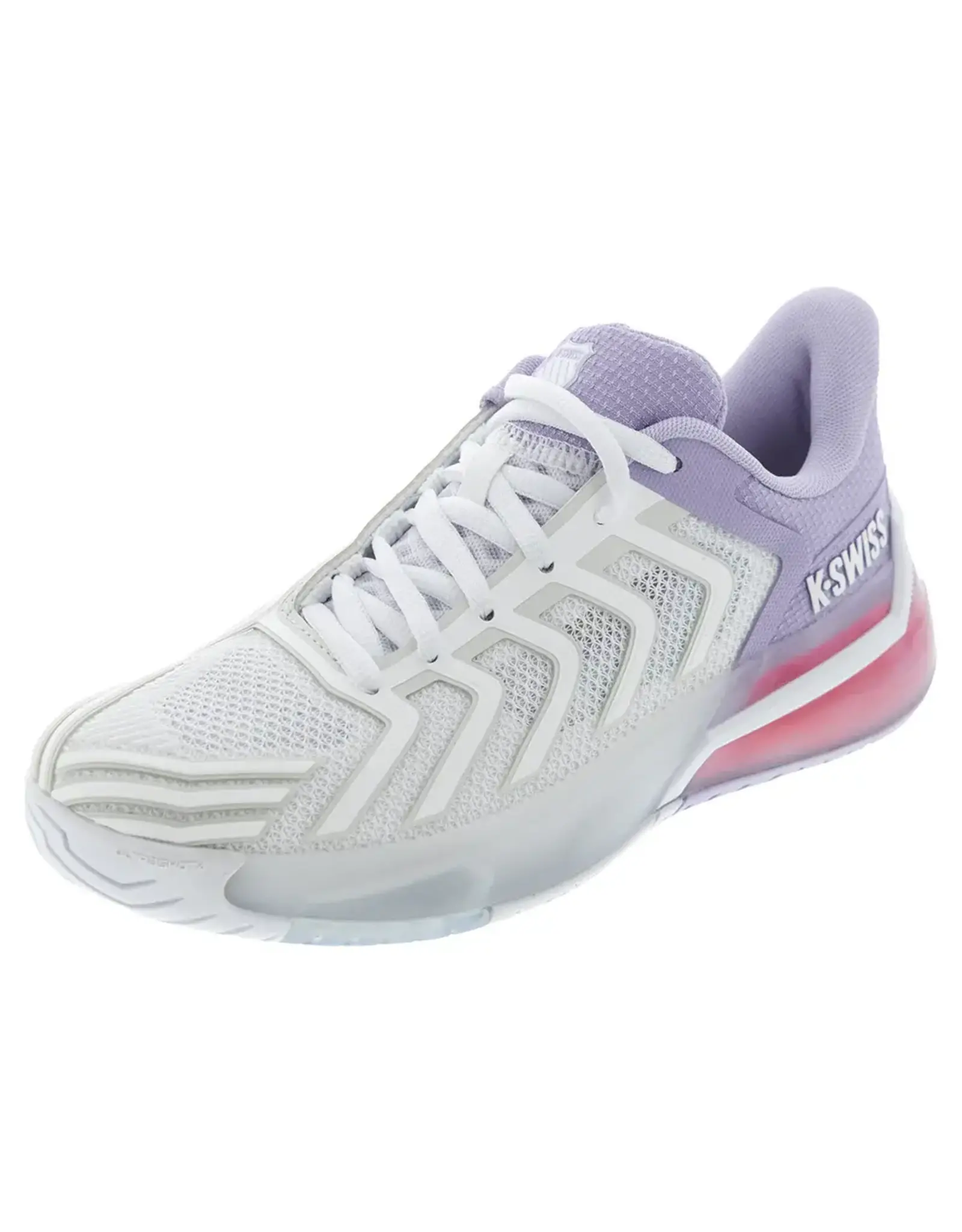 K-Swiss K-Swiss Women's Ultra Shot 4 (Wht/Orchptl/Neonblz) Tennis Shoe