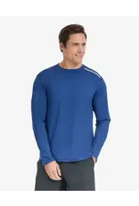 Bloq UV BloqUV Men's Jet Tee Long Sleeve Crew Navy