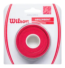 Wilson Wilson ABSORBX Overgrip 3 PACK Red