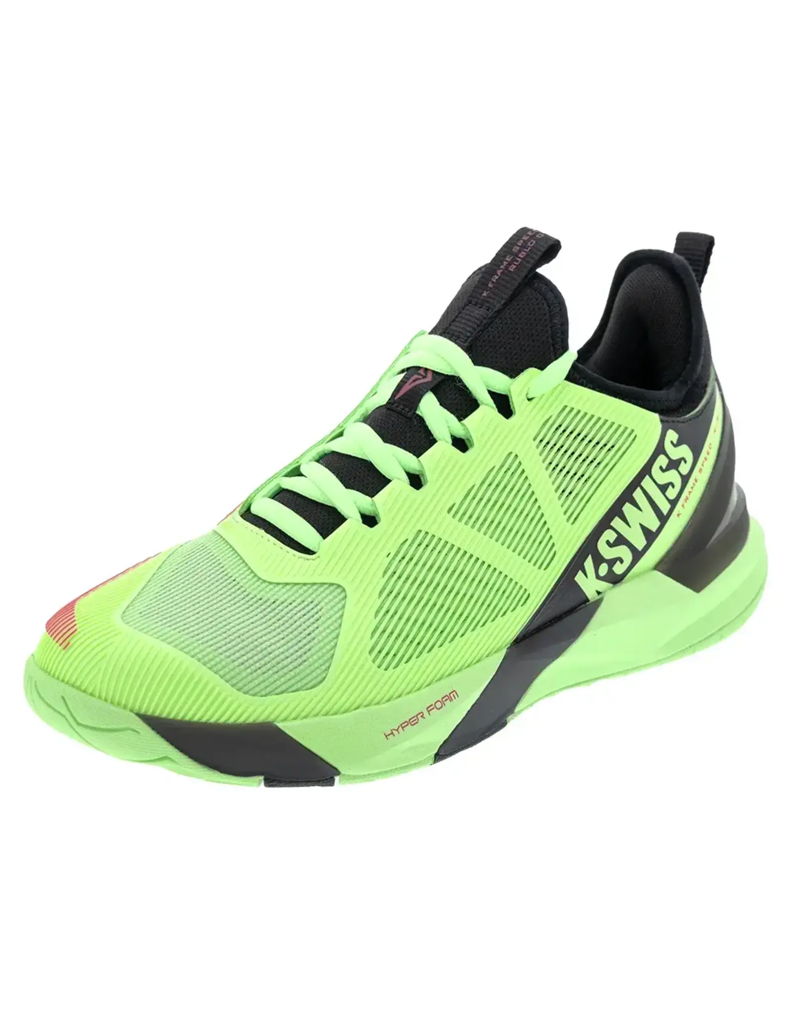 K-Swiss K-Swiss Men's K-Frame Speed Rublo (Sftnngrn/Blk/NnLv) Tennis Shoe