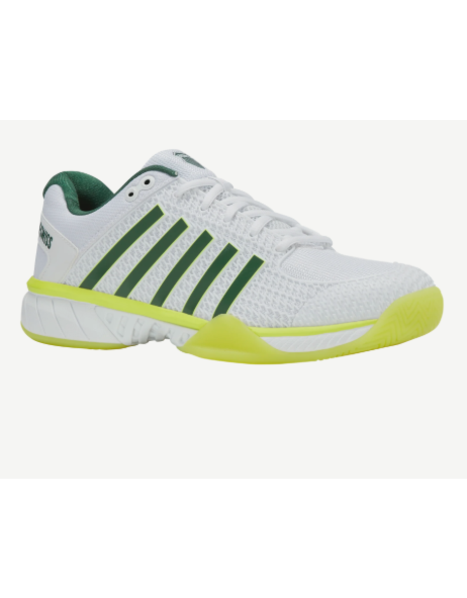 K-Swiss K-Swiss Men's ExpresLight Pickleball (Wht/Nn Lm/Edn) Pickleball Shoe