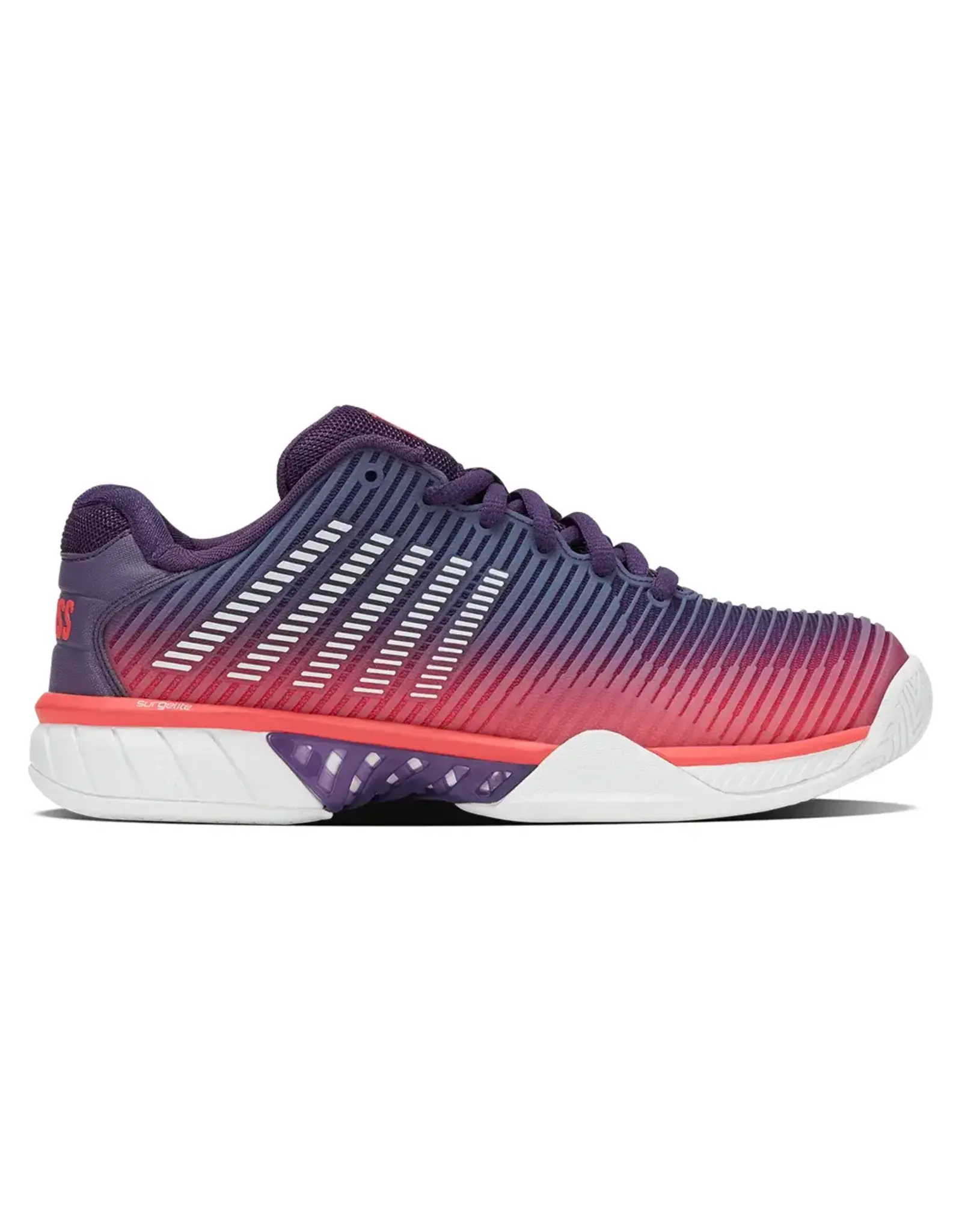 K-Swiss K-Swiss Women's Hypercourt Express 2 (Prpplmr/Wht/Htcrl) Tennis Shoe