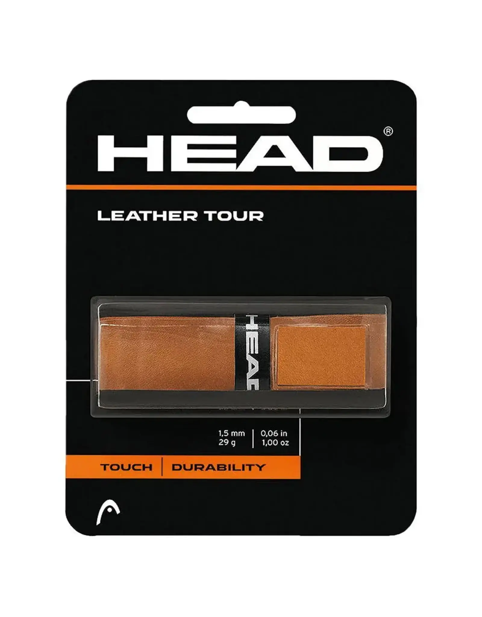 Head Head Leather Tour Replacement Grip Brown