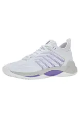 K-Swiss K-Swiss Women's Hypercourt Supreme 2 (Wht/Lnrrk/Prplhz) Tennis Shoe