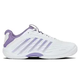 K-Swiss K-Swiss Women's Hypercourt Express 3 Clay (Wht/PrplhzLnrrk) Tennis Shoe