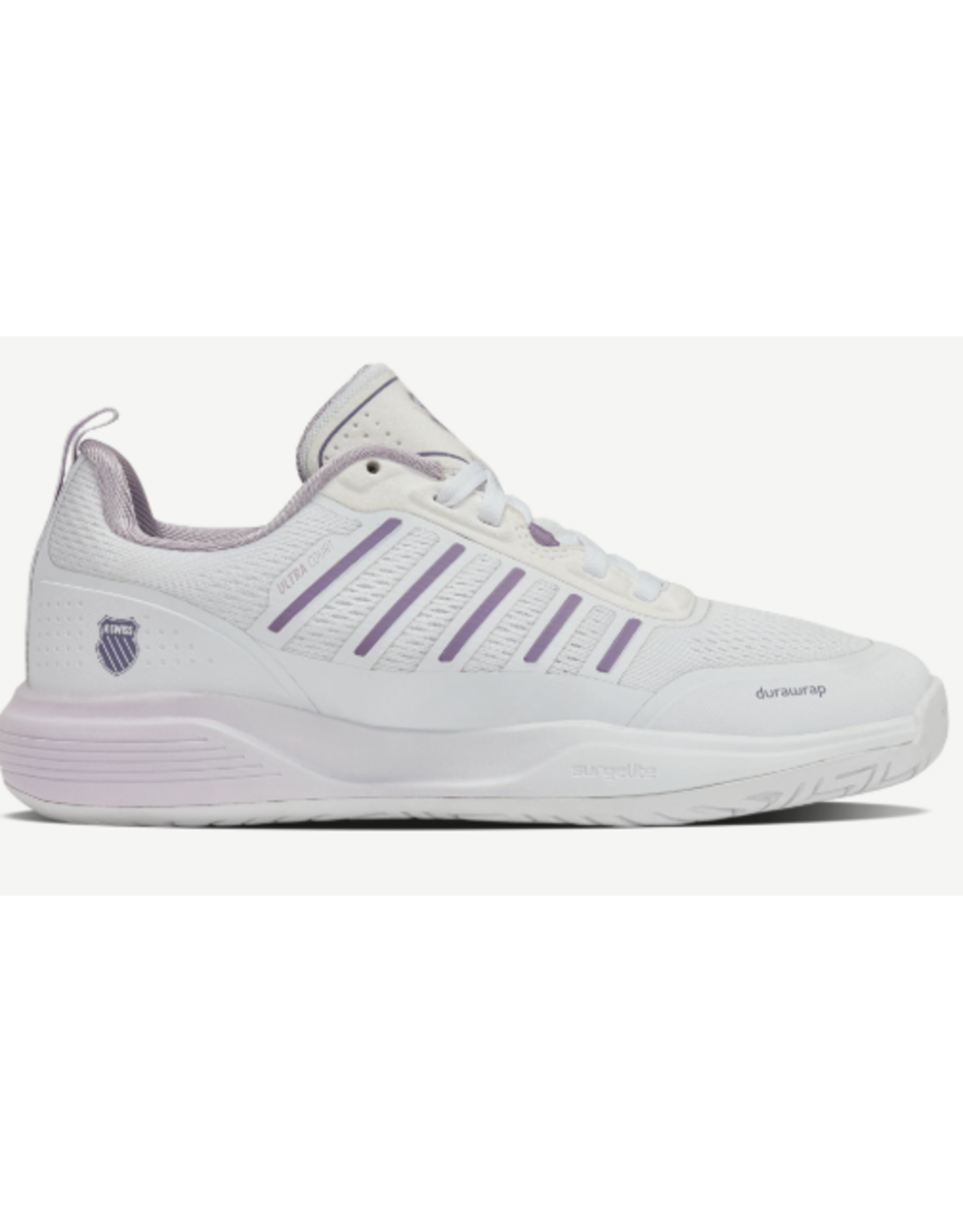 K-Swiss K-Swiss Women's Ultra Court (Wht/Orcd Hs/Prpl) Pickleball Shoe
