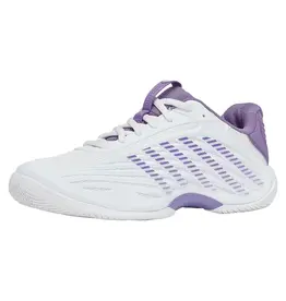 K-Swiss K-Swiss Women's Hypercourt Express 3 (Wht/Lnrrk/Prplhz) Tennis Shoe