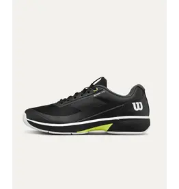 K-Swiss Wilson Men's Rush Lite 5 (Whr/Blk/Safety Y) Pickleball Shoe