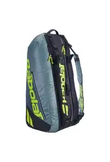 Babolat Babolat Pure Aero RH x6 Tennis Bag (Metallic Grey/Black/Fluo Yellow)